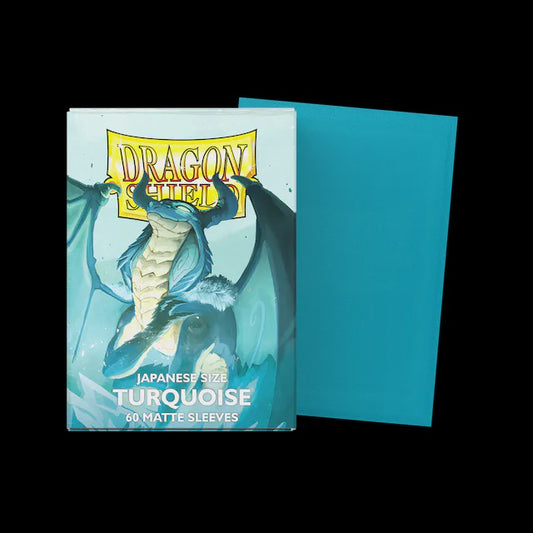 Dragon Shield Japanese Size - Turquoise Matte Sleeves
