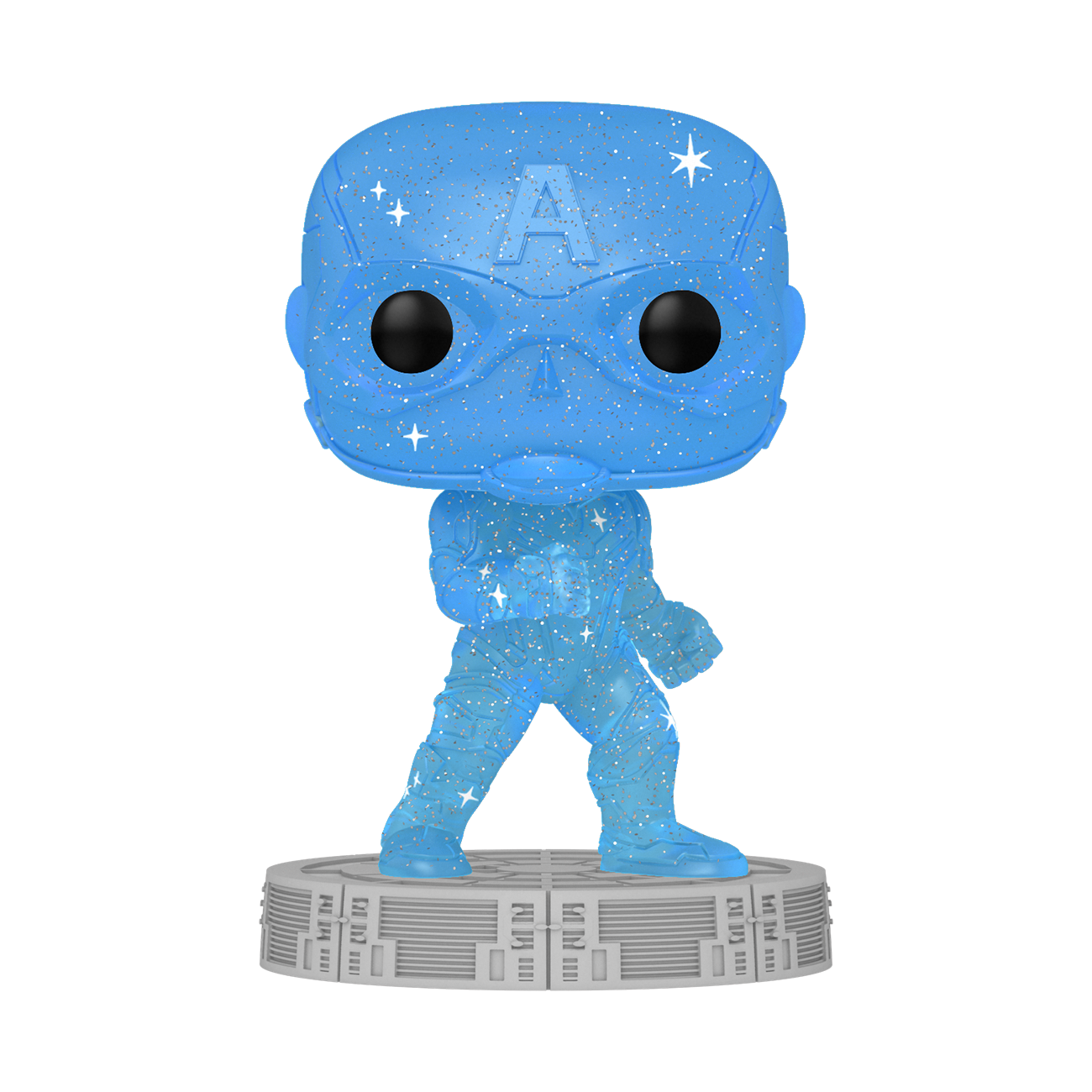 Avengers Infinity Saga Captain America Blue Artist Series Pop!