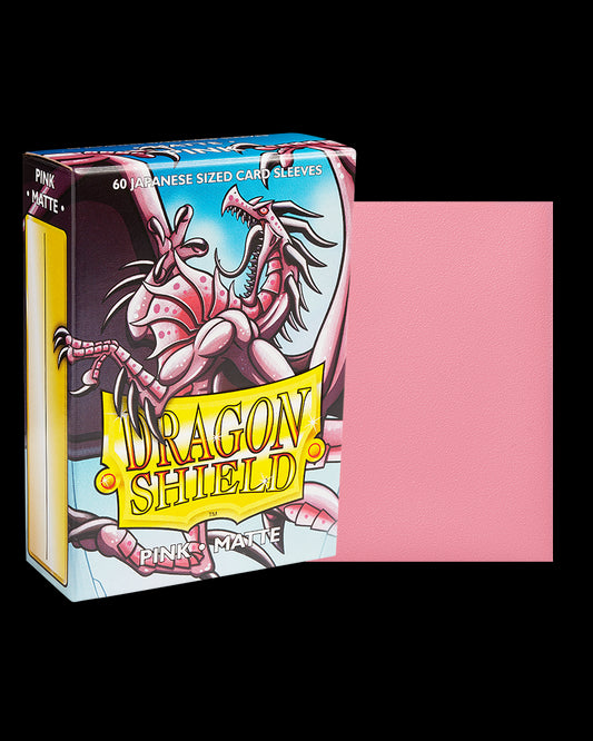 Dragon Shield Japanese Size - Pink Matte Sleeves