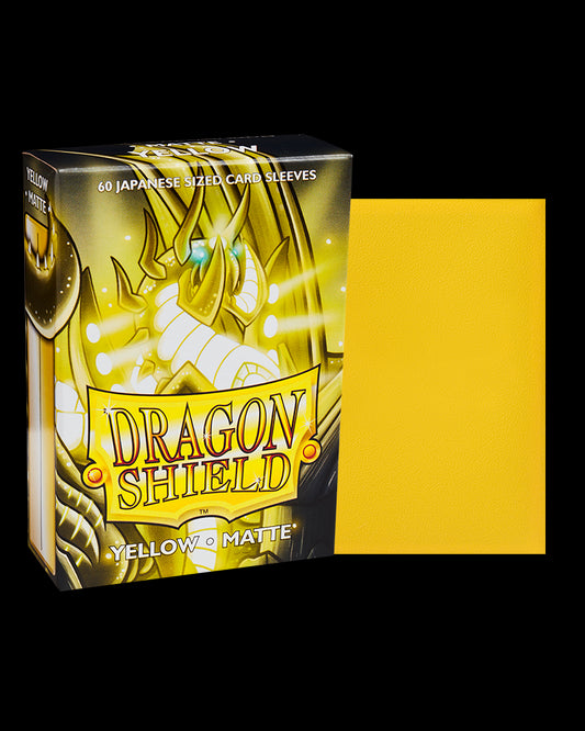 Dragon Shield Japanese Size - Yellow Matte Sleeves