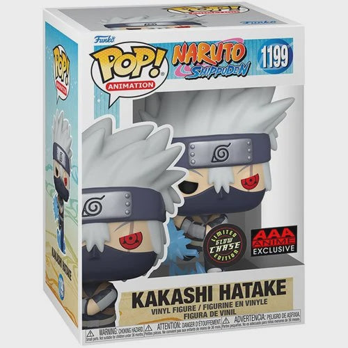 Naruto: Shippuden Young Kakashi Hatake with Chidori Glow-in-the-Dark Pop! Vinyl Figure - AAA Anime Exclusive Limited Edition Chase
