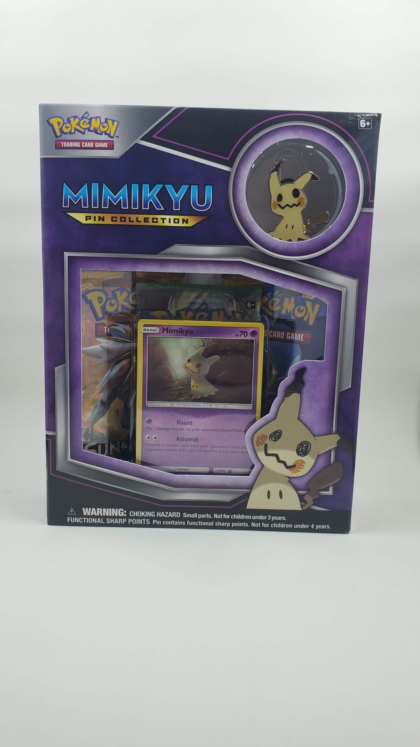 Pokemon Trading Card Game Mimikyu Pin Collection Box