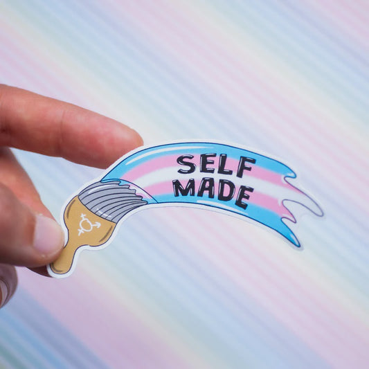"Self Made" Sticker