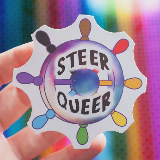"Steer Queer" Sticker