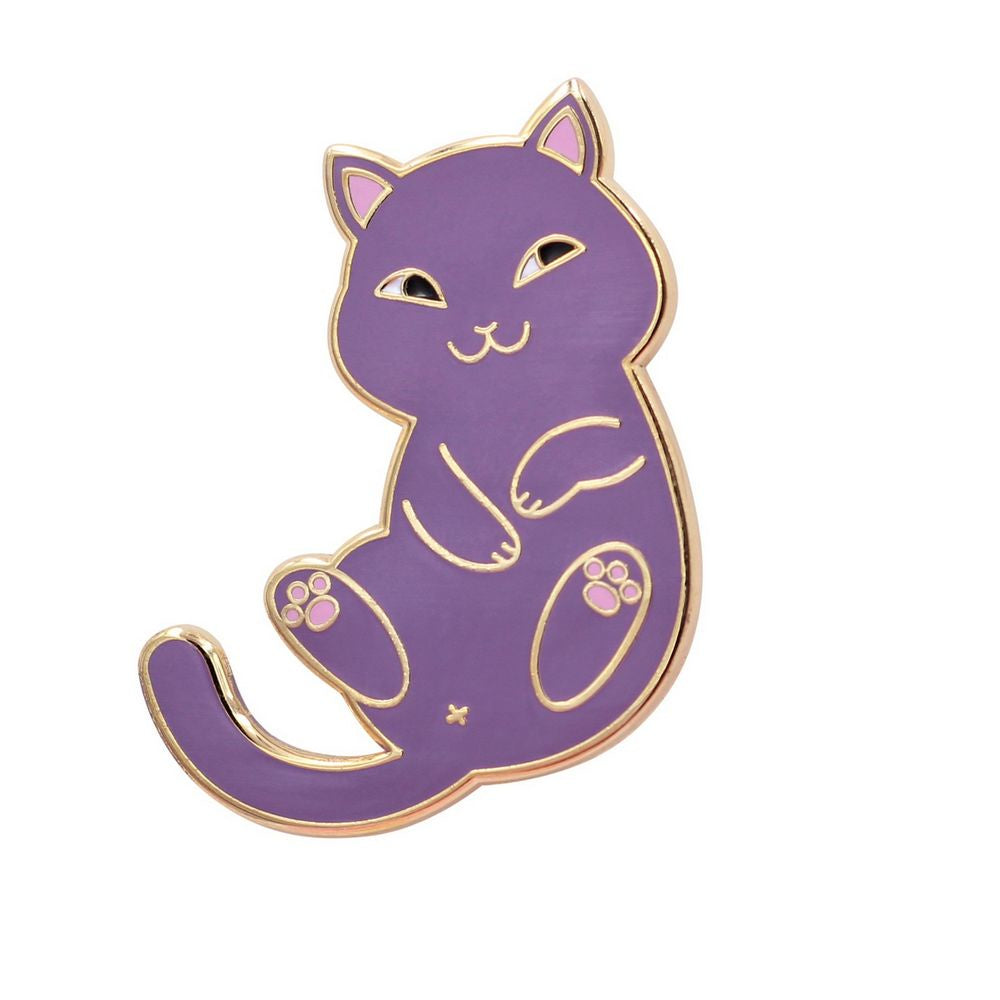 Purple and Gold Cat